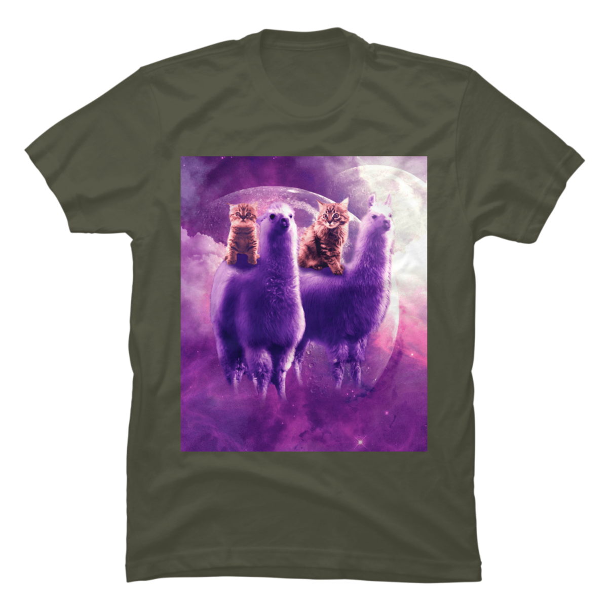 cat in outer space shirt